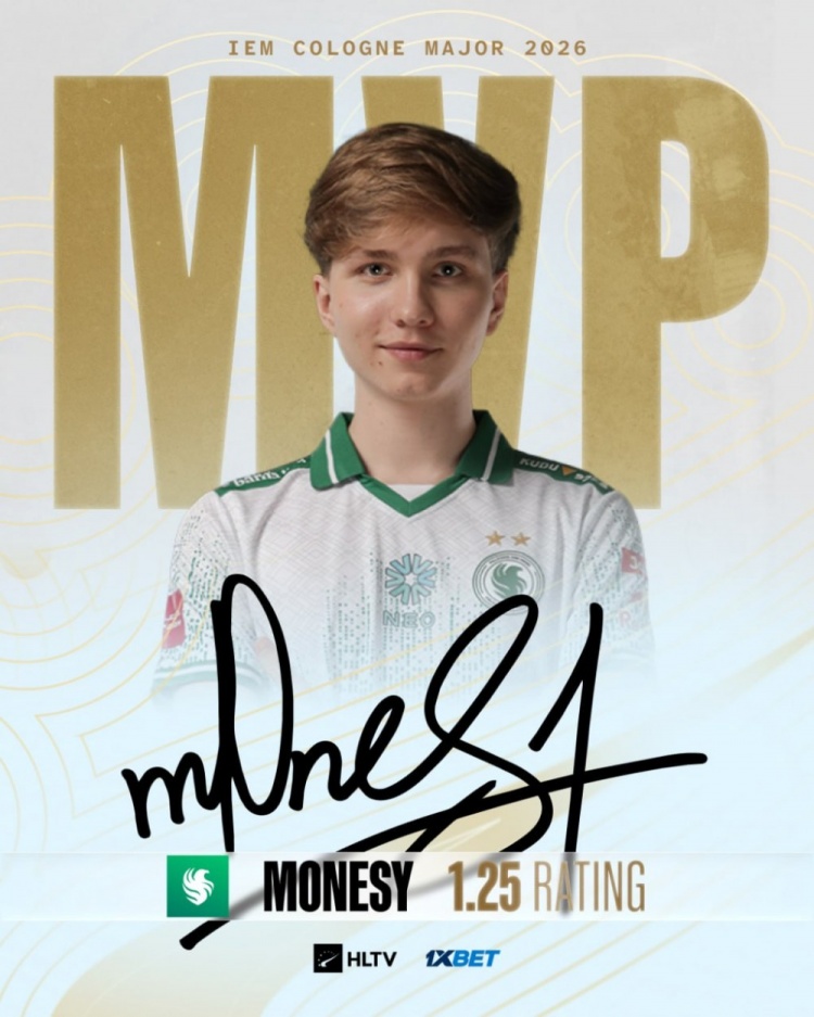 【QY球友会】黄色闪电闪耀科隆!m0NESY斩获生涯首个Major赛事MVP