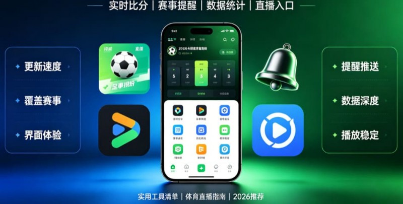 【QY球友会】盘点2026年最好用的5个足球比分直播APP