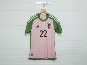 【QY球友会】日本队推出带有樱花元素的特制球衣，粉配绿配色旨在推广足球运动