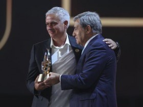 【QY球友会】穆帅等3人获葡萄牙足协教练奖，分别获得欧会杯、解放者杯和亚冠