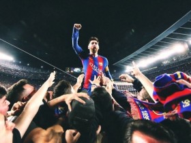 【QY球友会】【经典时刻】那一刻，梅西就是诺坎普的超人，球迷的神！