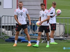 【QY球友会】拜仁官方：穆勒等德国国脚回归合练，卢卡斯、科曼仍因伤缺席