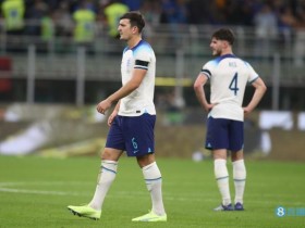 【QY球友会】英格兰0-1意大利评分：凯恩马奎尔6分，斯特林萨卡5分，两人8分