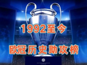 【QY球友会】1992至今欧冠历史助攻榜：C罗第一，梅西追平吉格斯并列第二