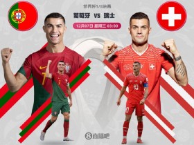 【QY球友会】葡萄牙vs瑞士前瞻：B费延续好状态？瑞士渐露“黑马”之姿？