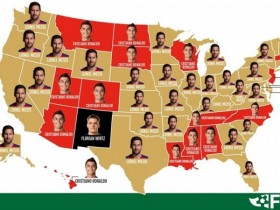 【QY球友会】全美国各州球员搜索排行：梅西在32个州领先，C罗拿下16个州
