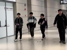 【QY球友会】BLG分享队员抵达韩国视频：到韩国了， 韩牛好吃