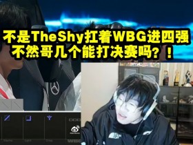 【QY球友会】宁王：不是TheShy扛着WBG进四强，哥几个连决赛都打不了！