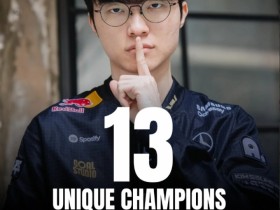 【QY球友会】16局游戏使用13个英雄!Faker是S15中使用不同英雄数量最多的选手