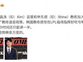 【QY球友会】媒体人看WBG官宣Kim:如果推广语音,韩国教练感觉临场指挥好吃亏
