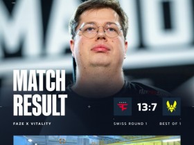 【QY球友会】🎮karrigan刀切薯片 Jcobbb下半场火力全开 Faze击败Vitality