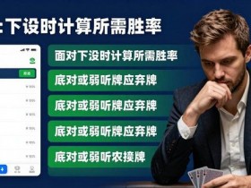 【QY球友会】大发扑克实战攻略:位置优势与底池控制,新手稳定盈利指南