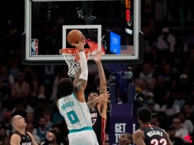 迈博体育 附加赛|黄蜂加时127-126险胜热火,鲍尔30+10+5送上篮绝杀