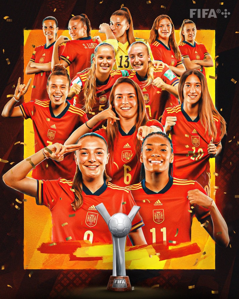 U20女足世界杯-西班牙3-1日本成功复仇，首次夺得该赛事冠军
